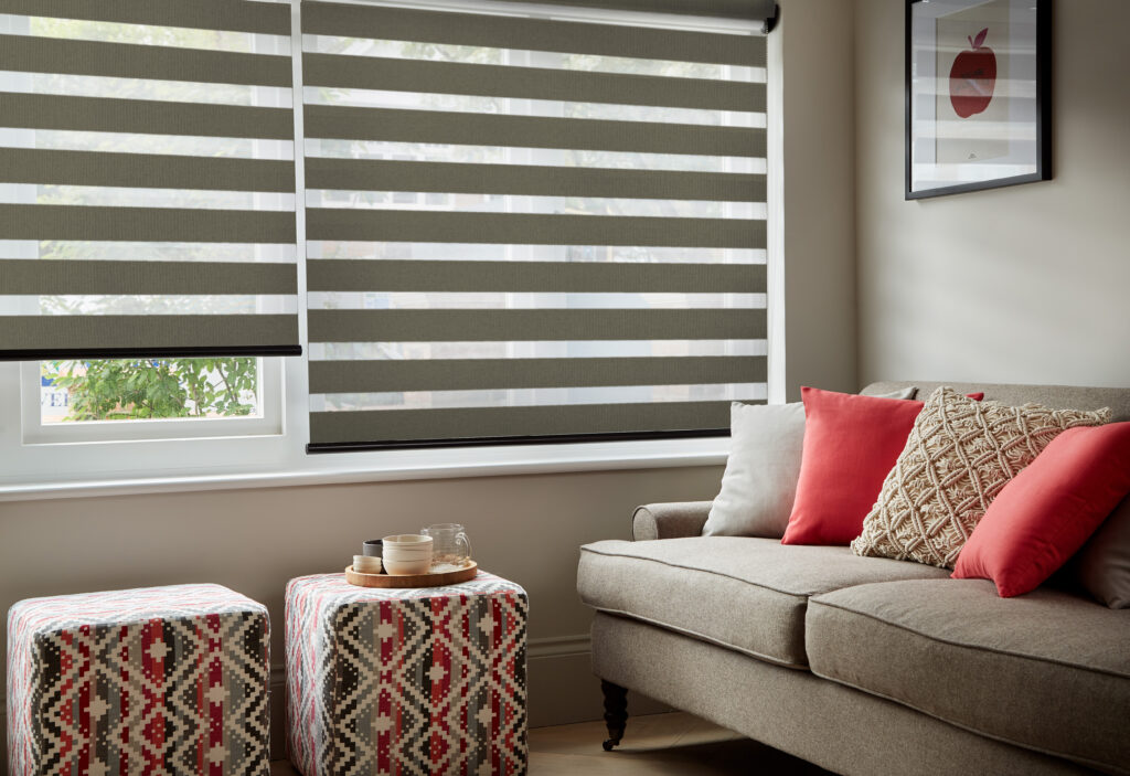 Commercial Dual Shade roller blind